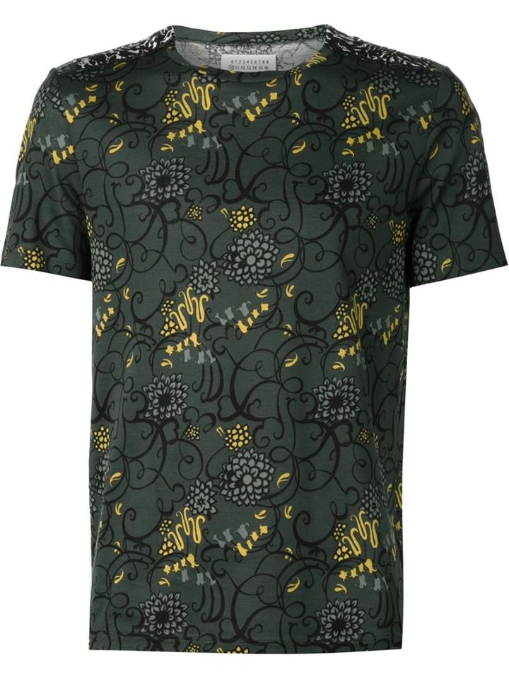 Maison Margiela Floral Print T-shirt