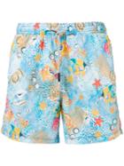 Etro Printed Swim Shorts, Men's, Size: Small, Nylon
