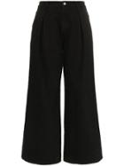 Sjyp High Waisted Wide Leg Jeans - Black