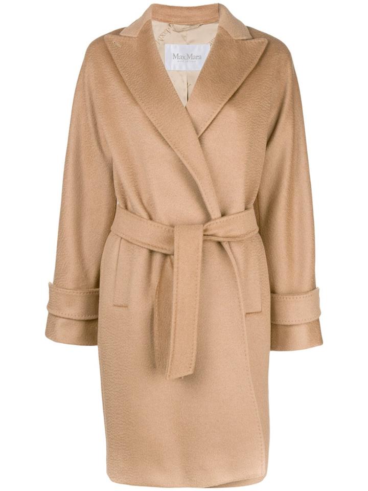 Max Mara Belted Coat - Brown