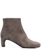 Del Carlo Heeled Ankle Boots - Grey