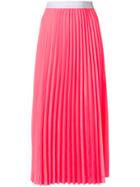 P.a.r.o.s.h. Pleated Skirt - Pink & Purple