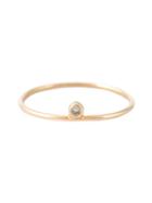 Ivy & Liv Small Diamond Ring, Women's, Size: P, Metallic