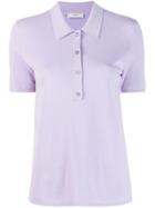 Pringle Of Scotland Knitted Polo Shirt - Purple