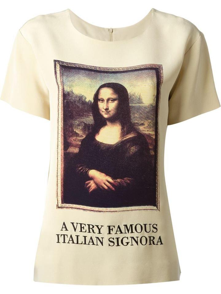 Moschino Vintage Mona Lisa T-shirt