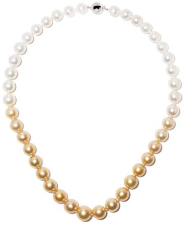 Yoko London 18kt Gold Ombré Pearl Necklace - 7