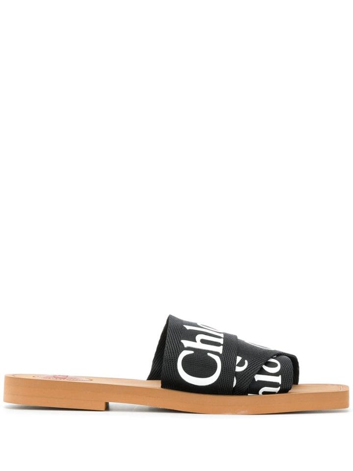Chloé Woody Mules - Black