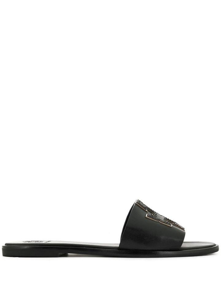 Tory Burch Ines C Slides - Black