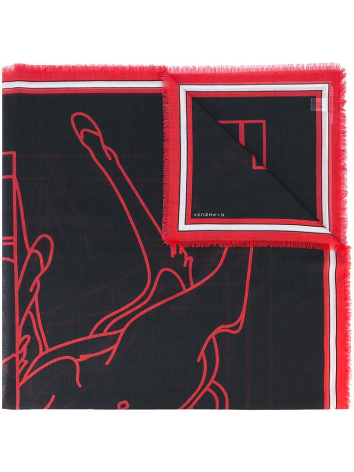 Givenchy Bambi Print Scarf - Black