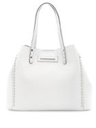 Marc Ellis Seraya Stud Tote Bag - White