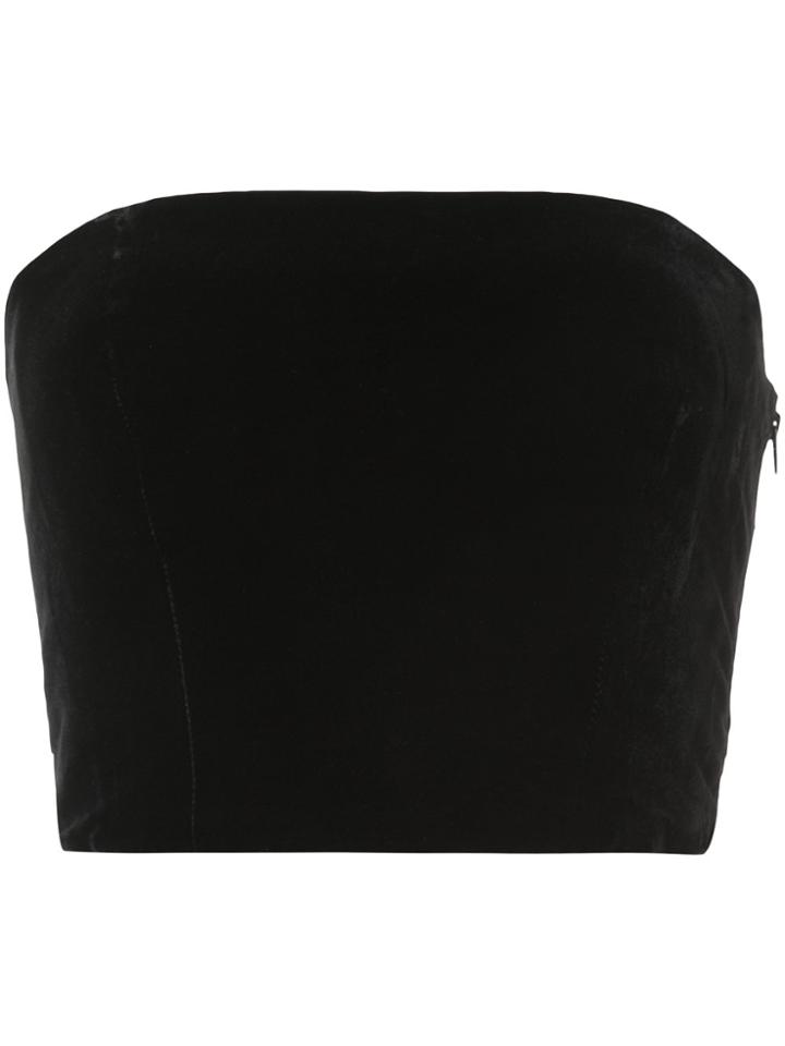 Monique Lhuillier Velvet Bodice - Black