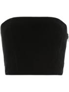 Monique Lhuillier Velvet Bodice - Black