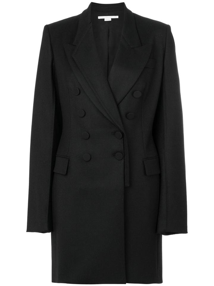 Stella Mccartney Double Breasted Cass Coat - Black