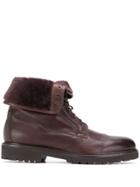 Doucal's Turnover Lace-up Boots - Brown