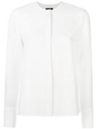 Rag & Bone - Concealed Placket Cardigan - Women - Polyester/triacetate - S, White, Polyester/triacetate