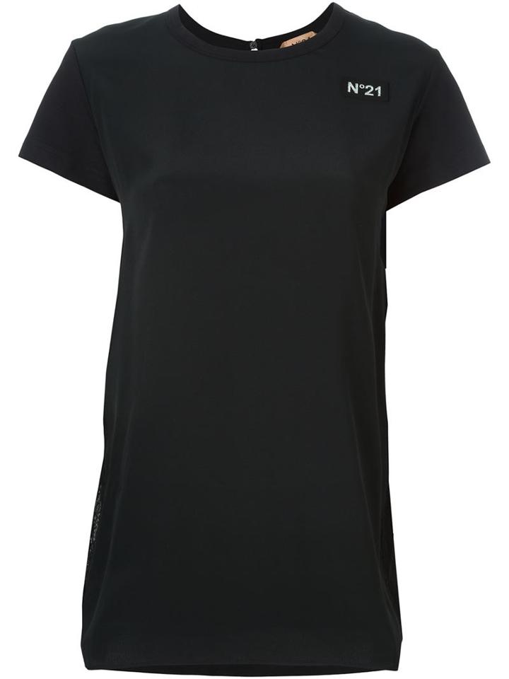 No21 Lace Insert T-shirt
