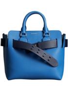 Burberry The Small Leather Belt Bag - Blue