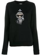 Karl Lagerfeld Karl's Treasure Knight Sweatshirt - Black