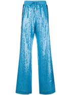 Alberta Ferretti Rainbow Week Track Pants - Blue