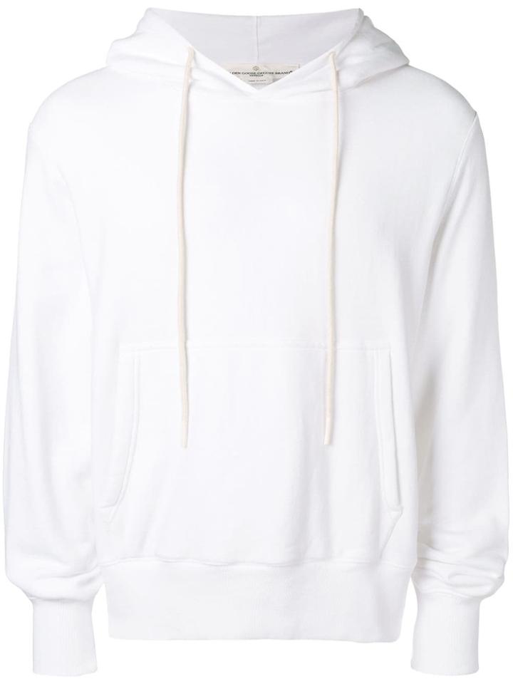 Golden Goose Deluxe Brand Back Print Hoodie - White