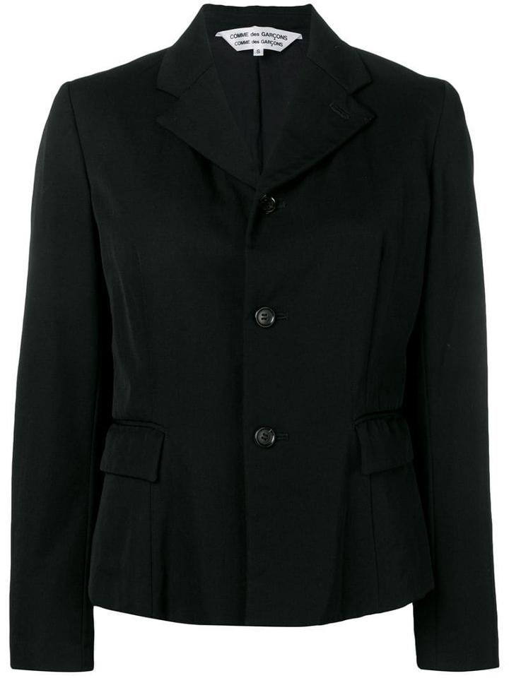 Comme Des Garçons Pre-owned Ruched Lining Blazer - Black