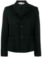 Comme Des Garçons Pre-owned Ruched Lining Blazer - Black
