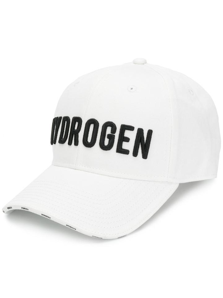 Hydrogen Logo Cap - White