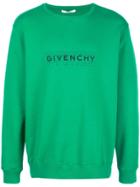 Givenchy Paris Logo Sweatshirt - Green