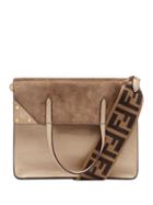 Fendi Large Flip Tote - Neutrals