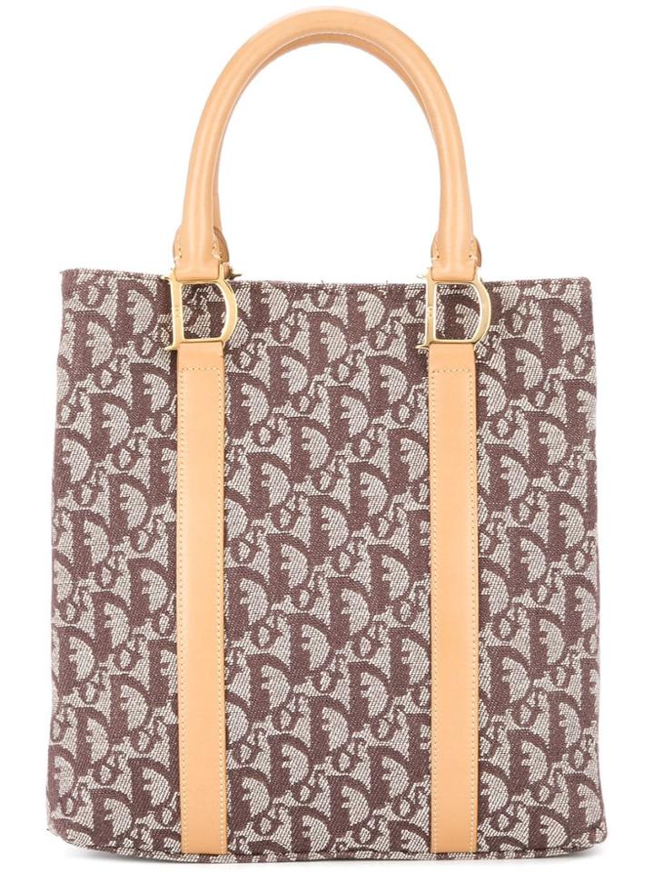 Christian Dior Pre-owned Trotter Pattern Handbag - Brown