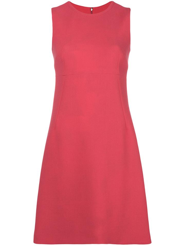 Dolce & Gabbana Tailored Shift Mini Dress - Pink & Purple