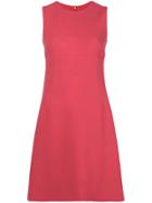 Dolce & Gabbana Tailored Shift Mini Dress - Pink & Purple