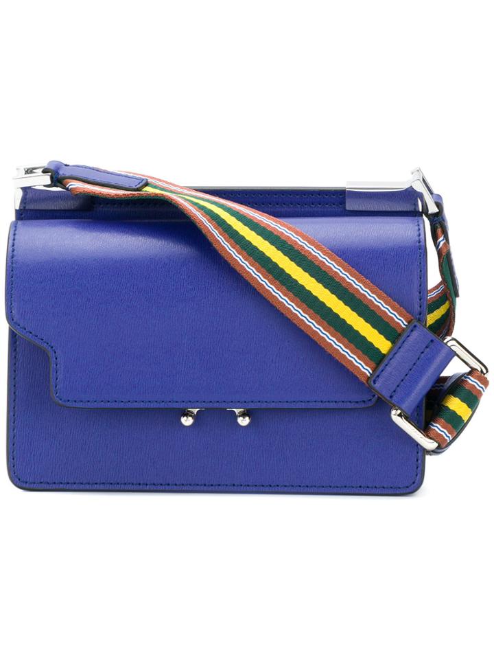 Marni Small Trunk Crossbody Bag - Blue