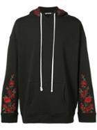 Adaptation - Adaptation X The Chain Gang Bed Of Roses Hoodie - Unisex - Cotton/polyester - S, Black, Cotton/polyester