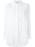 Megan Park 'florina' Swing Shirt, Women's, Size: 14, White, Cotton