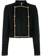 Just Cavalli Contrast Fitted Jacket - Black