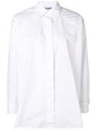 Ganni Flared Shirt - White
