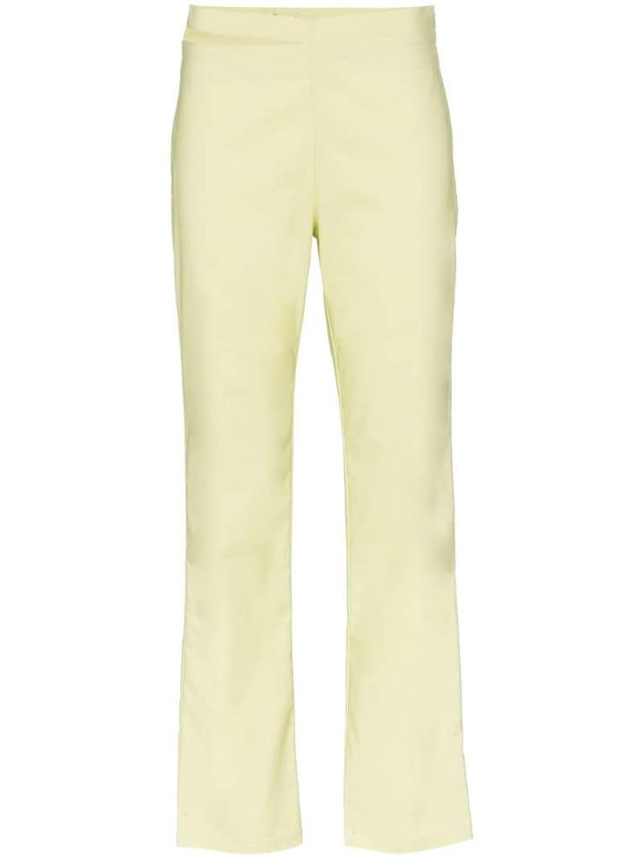 Miaou Maeve Slash-waistband Trousers - Green