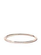De Beers 18kt Rose Gold Micropavé Diamond Bangle