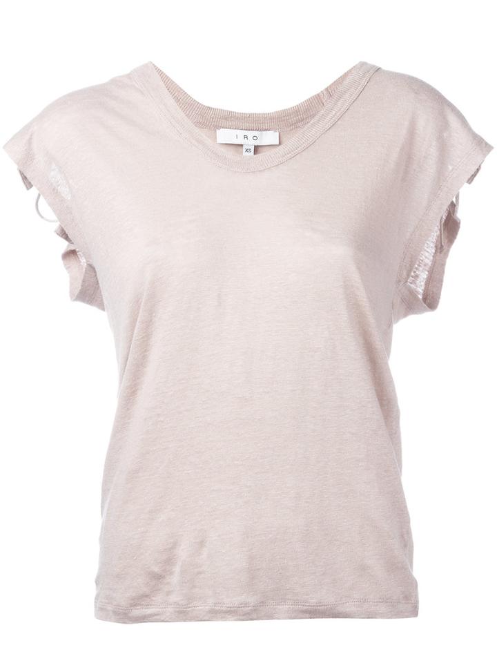 Iro Classic T-shirt, Women's, Size: Xs, Pink/purple, Linen/flax