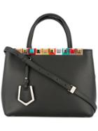 Fendi Pre-owned Fendi Petite 2jours Rainbow Studs 2way Hand Bag -