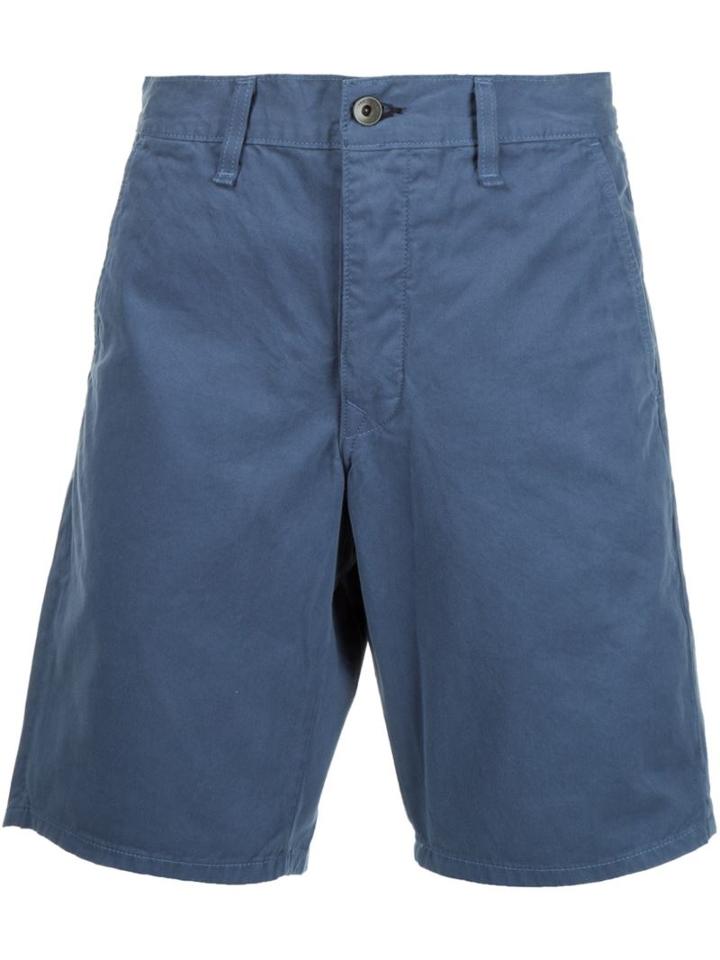 Rag & Bone Chino Shorts, Men's, Size: 30, Blue, Cotton