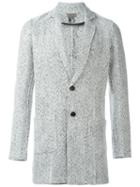 Tony Cohen Double Buttons Tweed Blazer, Men's, Size: 50, White, Polyester/wool