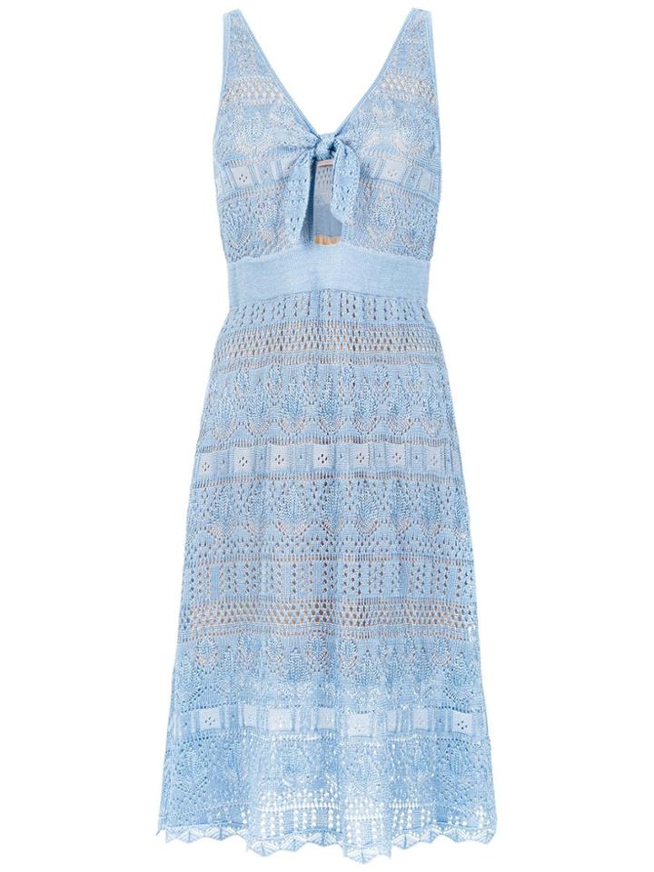 Cecilia Prado Analice Knit Midi Dress - Blue