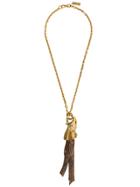 Prada Elephant Charm Necklace - Metallic