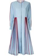 Bodice Studio Pleated Skirt Shirt Dress - Blue