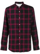Officine Generale Plaid Long-sleeve Shirt - Red