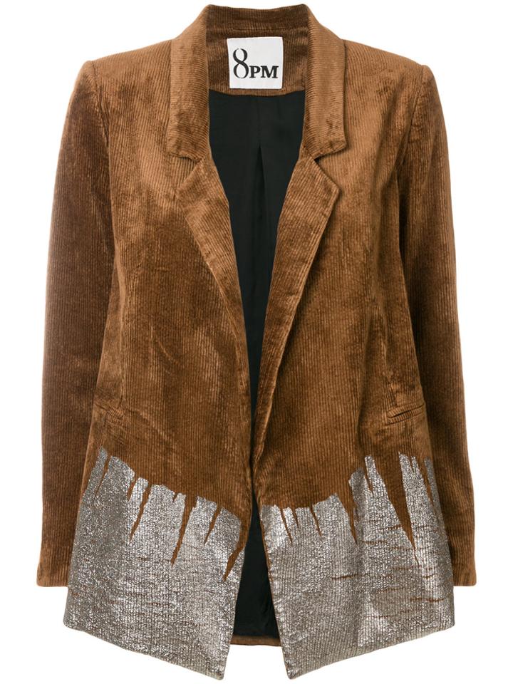 8pm Julia Corduroy Blazer - Brown