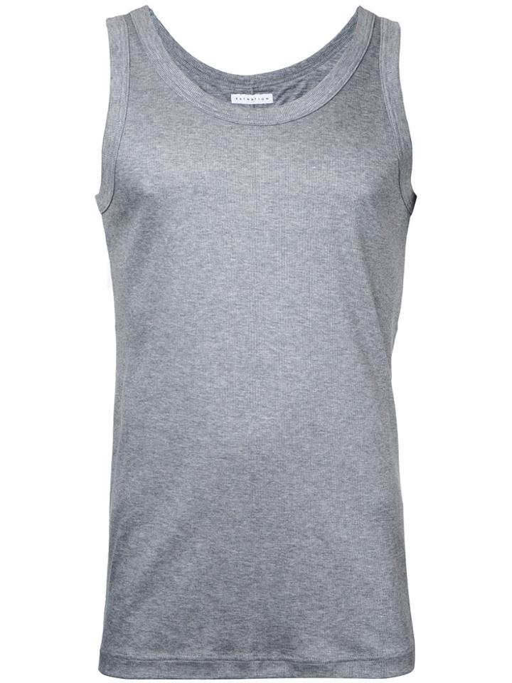 Estnation Scoop-neck Vest - Grey