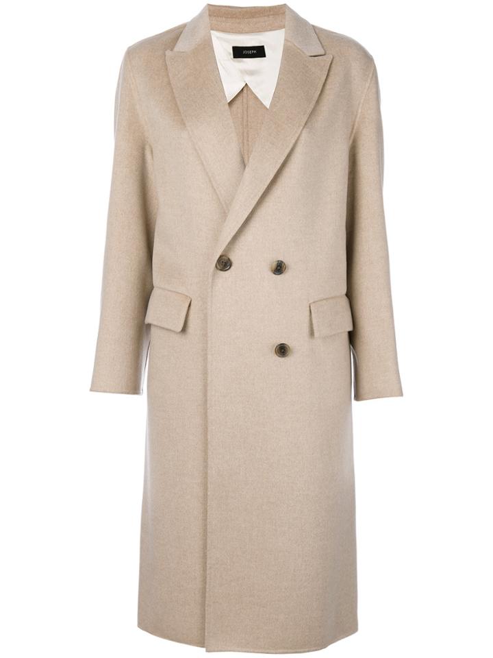 Joseph Double Breasted Coat - Nude & Neutrals